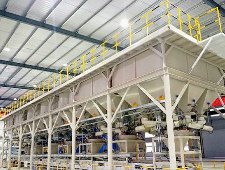 耐火材料配料生產(chǎn)線(xiàn)